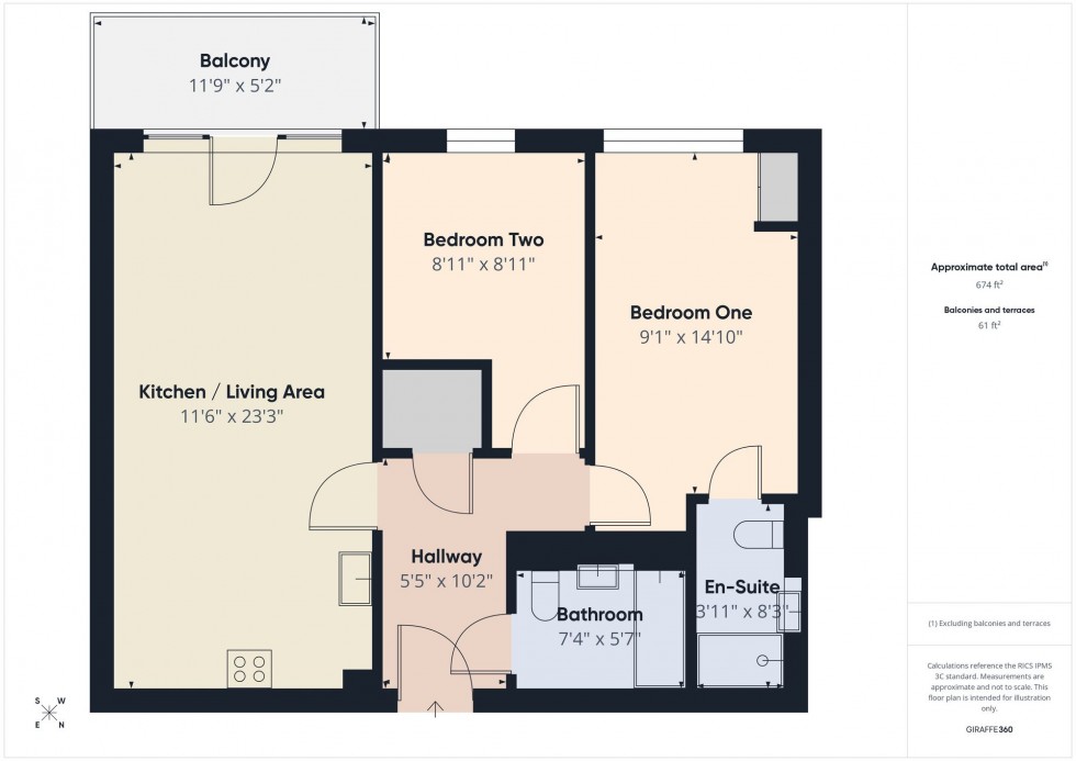 Floorplan for Oak Drive, Arborfield Green, RG2