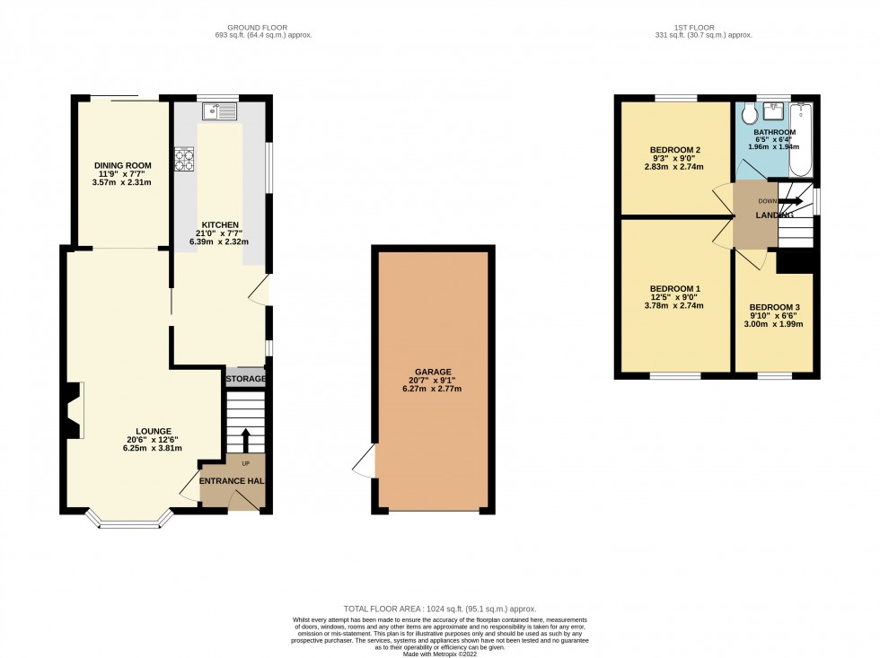 Floorplan for Tilehurst, Reading, Berkshire