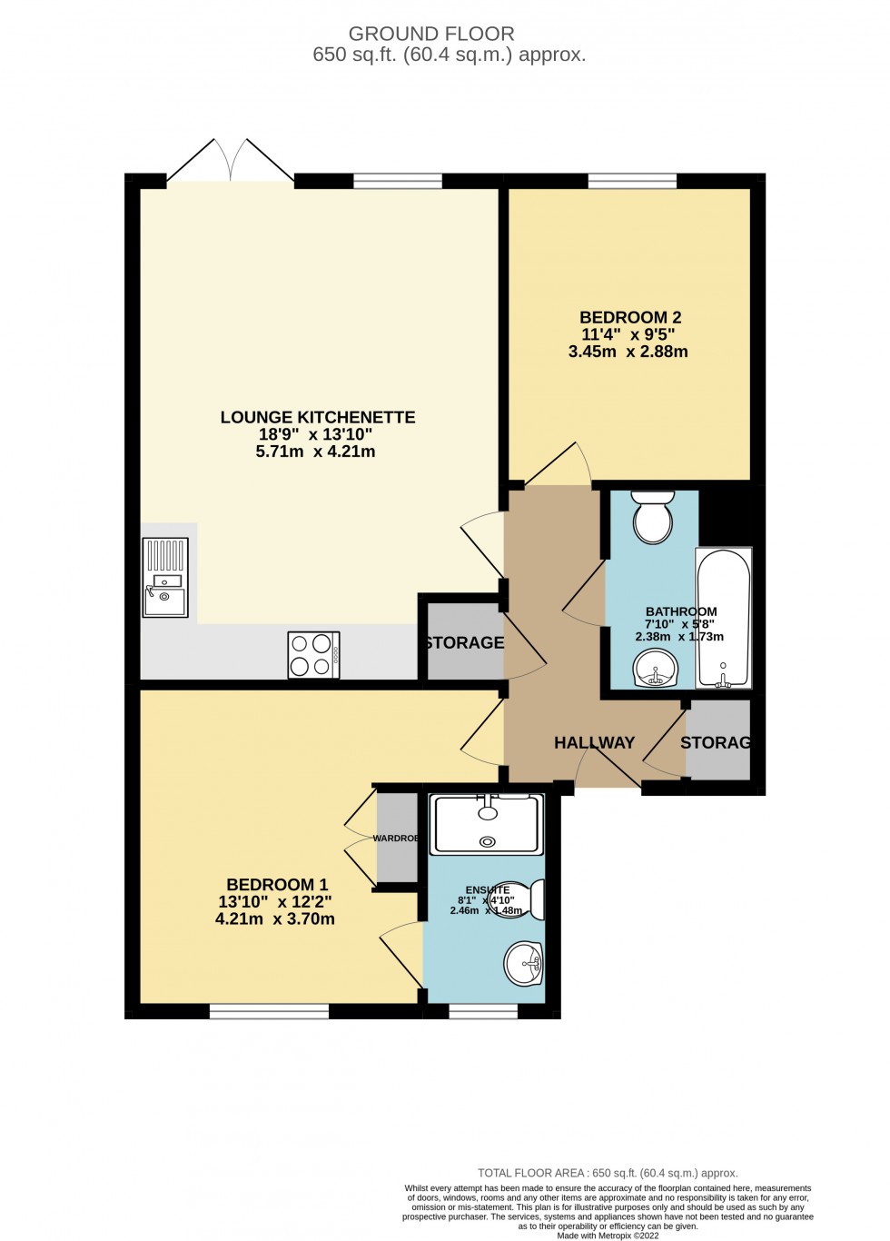 Floorplan for Battle Square, Reading, Berkshire