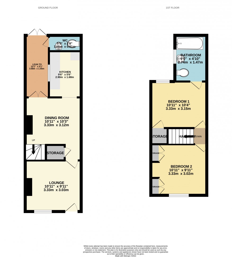 Floorplan for Western Road, Reading