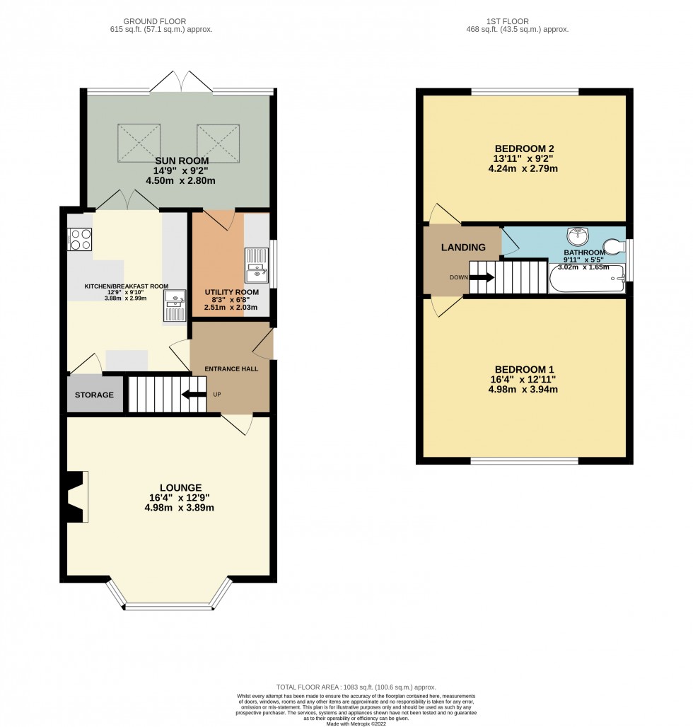 Floorplan for Water Road, Reading, Berkshire