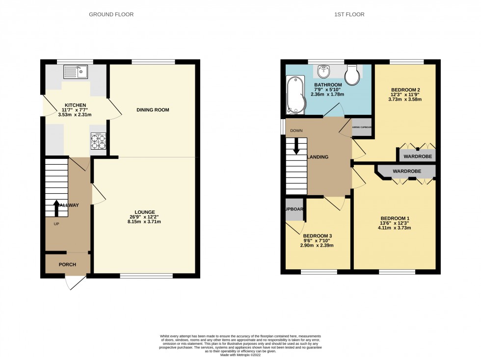 Floorplan for Tilehurst, Reading, Berkshire