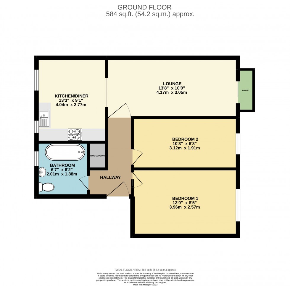 Floorplan for Rose Kiln Lane, Reading, Berkshire