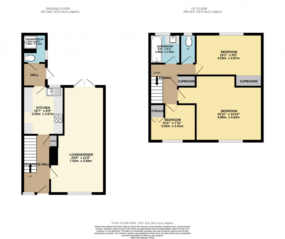 Floorplan for Silchester Road, Reading, Berkshire