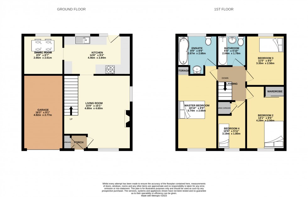 Floorplan for Calcot, Reading, Berkshire