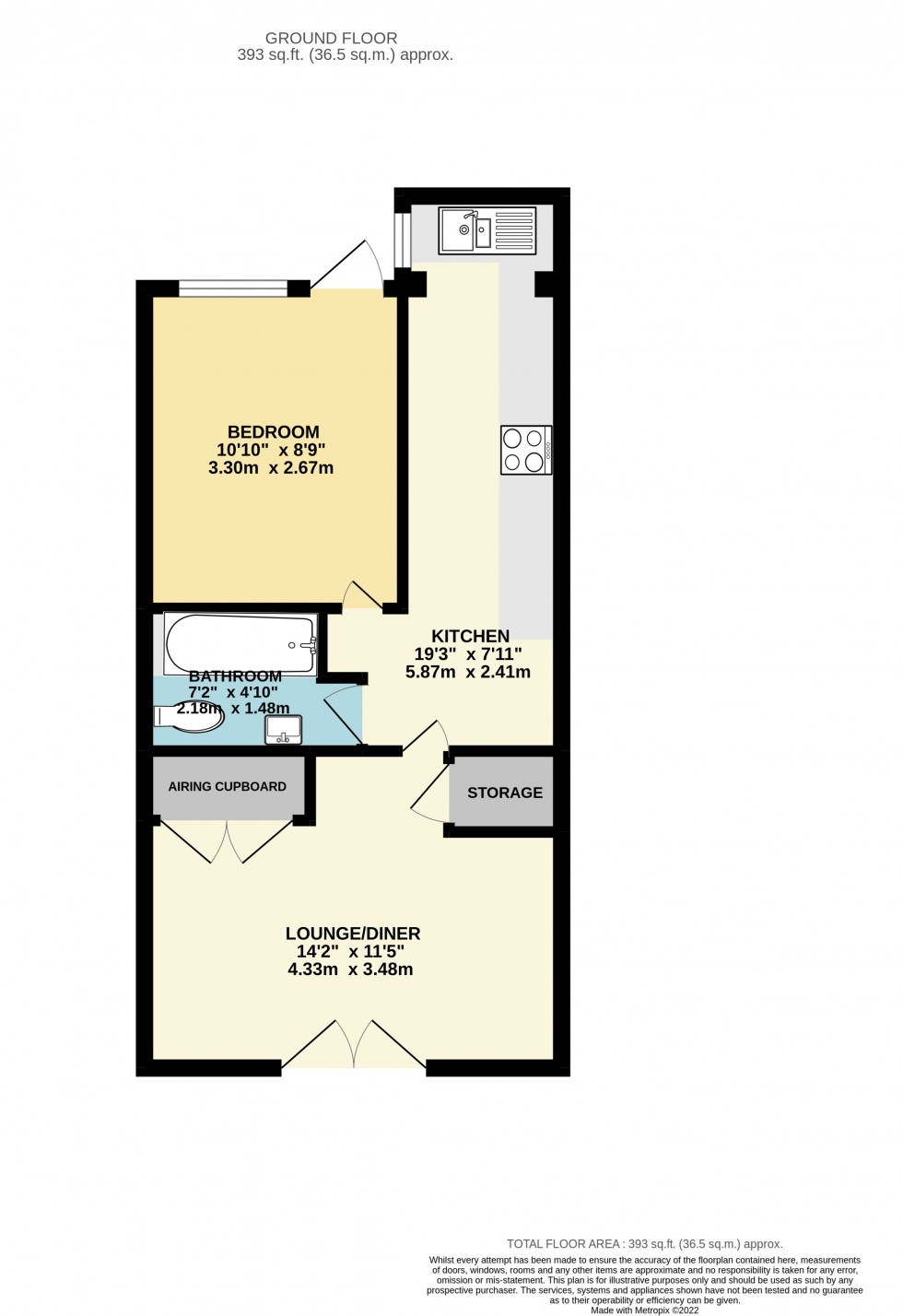 Floorplan for George Street, Reading, Berkshire