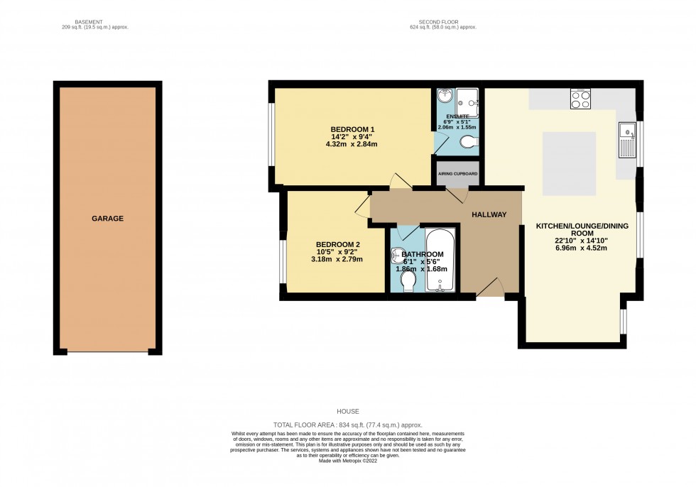 Floorplan for Elm Park, Reading, Berkshire