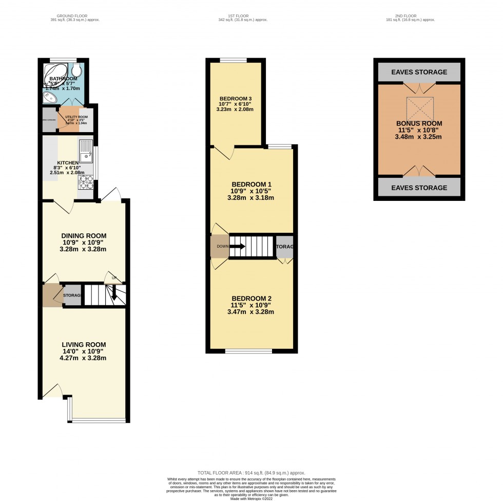 Floorplan for Elm Park Road, Reading, Berkshire