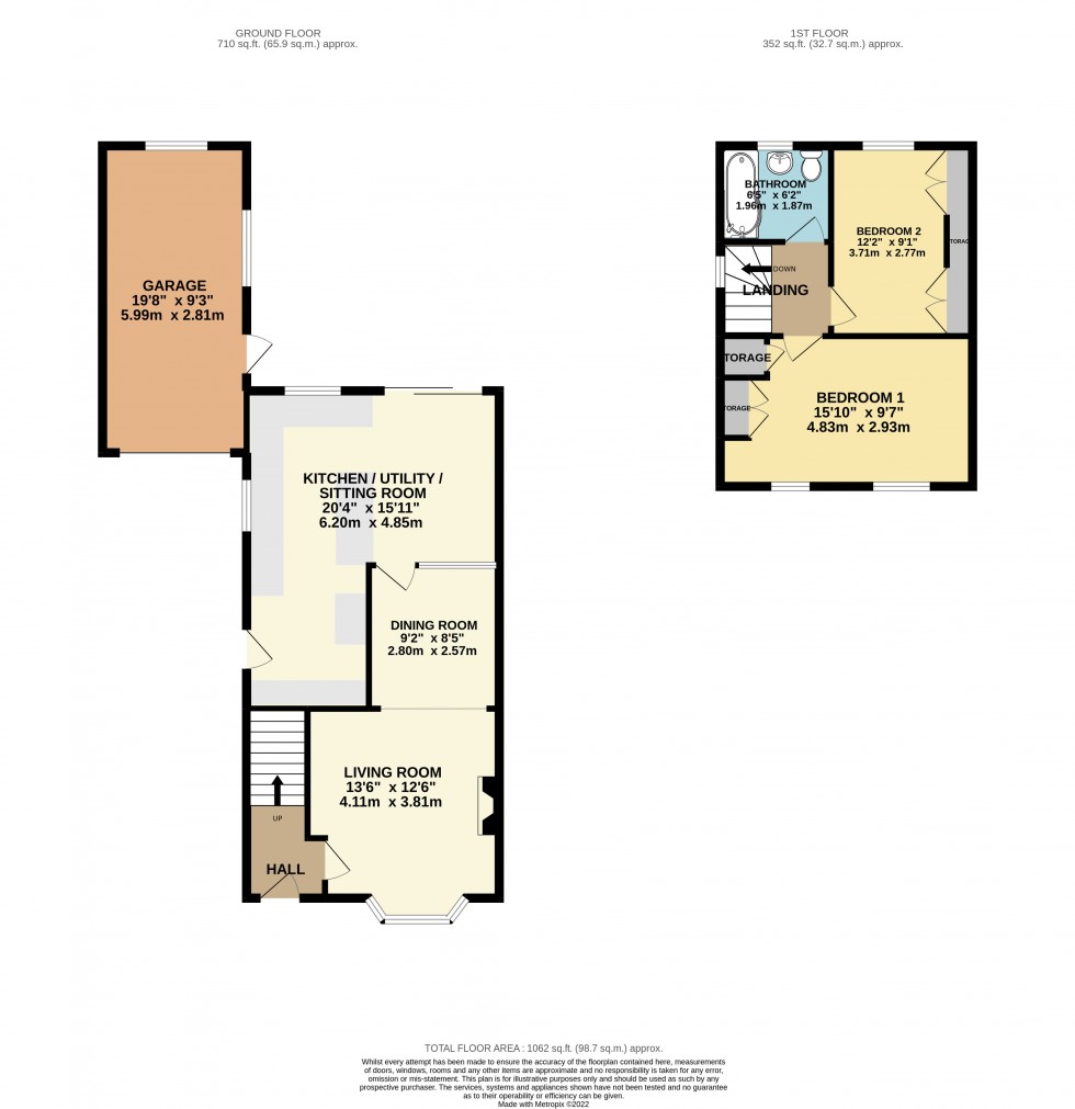 Floorplan for Tilehurst, Reading, Berkshire