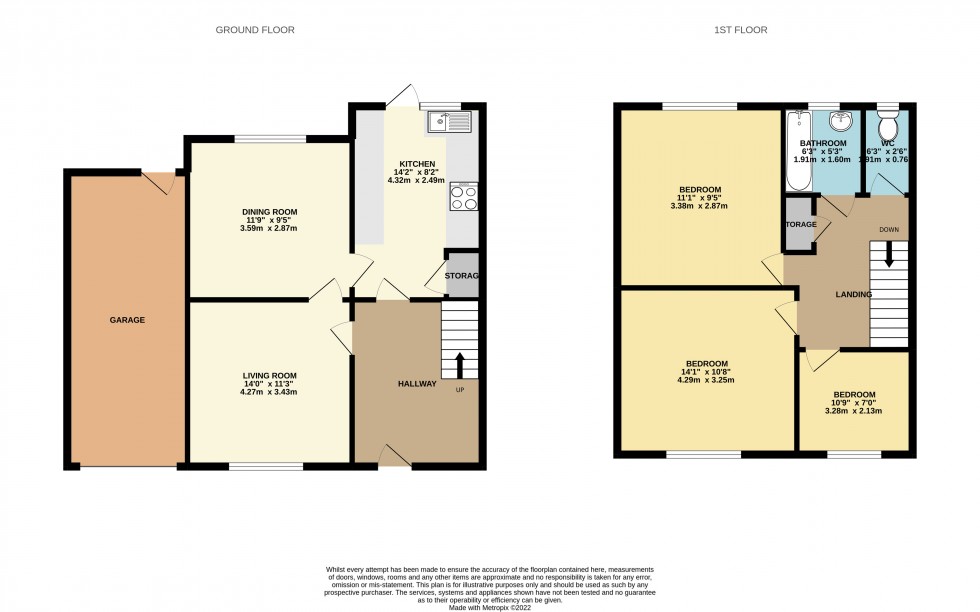 Floorplan for Tilehurst, Reading, Berkshire