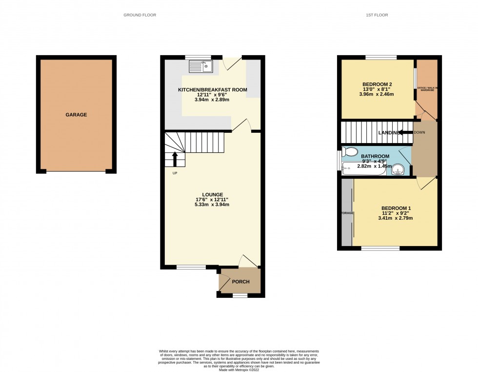 Floorplan for Tilehurst, Reading, Berkshire