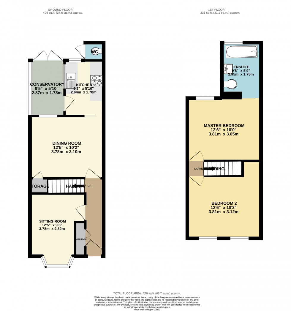 Floorplan for Oxford Road, Reading, Berkshire