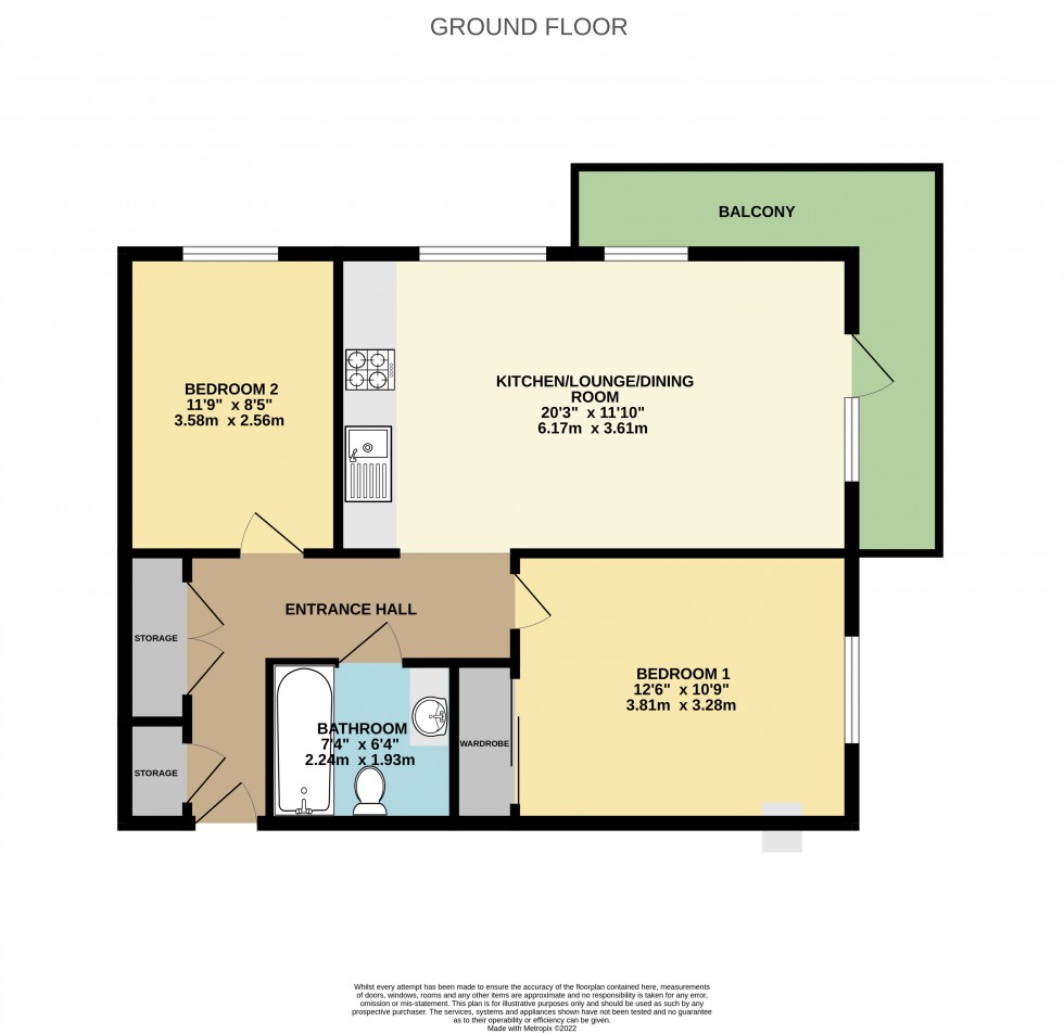 Floorplan for Tilehurst, Reading, Berkshire