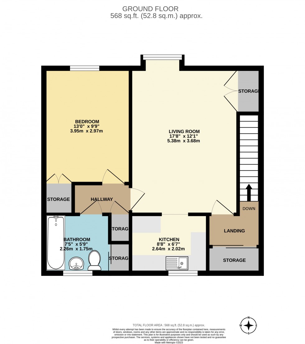 Floorplan for Aston Court, Reading, Berkshire