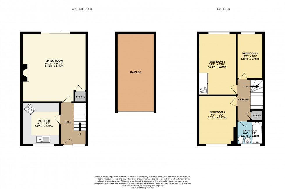 Floorplan for Greencroft Gardens, Reading