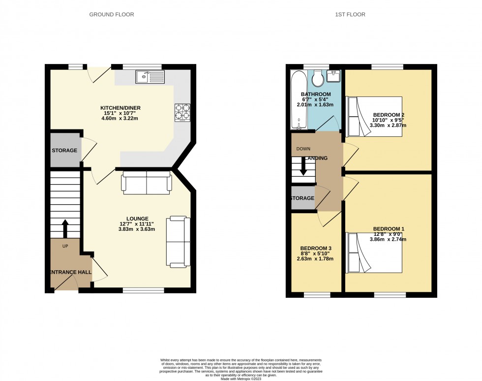 Floorplan for Tilehurst, Reading, Berkshire