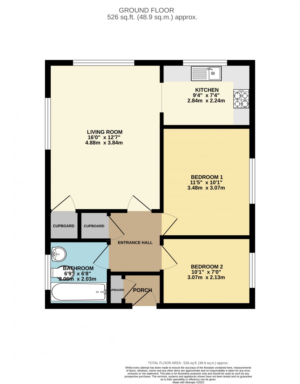 Floorplan for Tilehurst, Reading, Berkshire