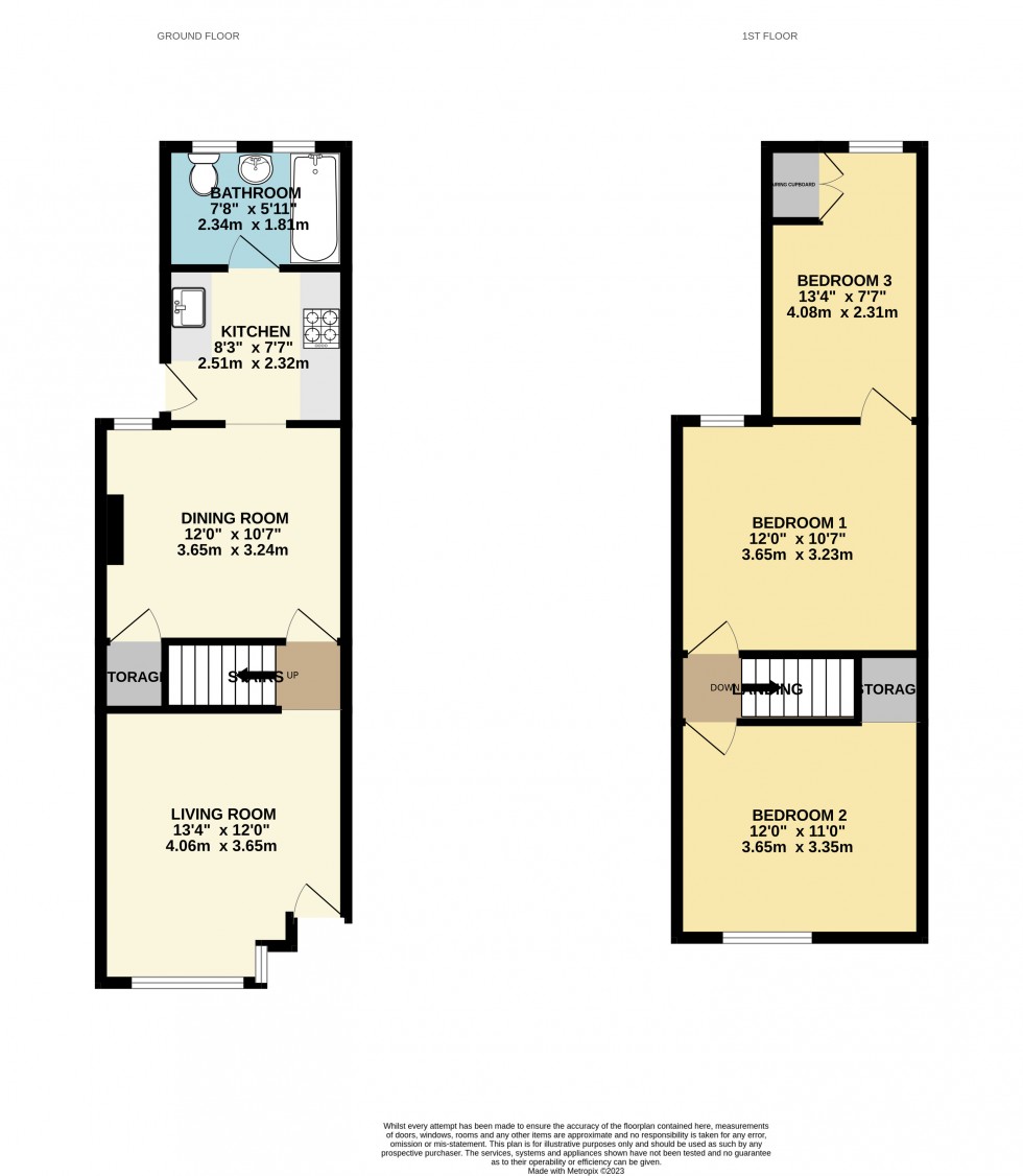 Floorplan for Connaught Road, Reading, Berkshire