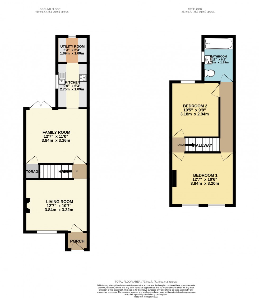 Floorplan for Western Road, Reading, Berkshire