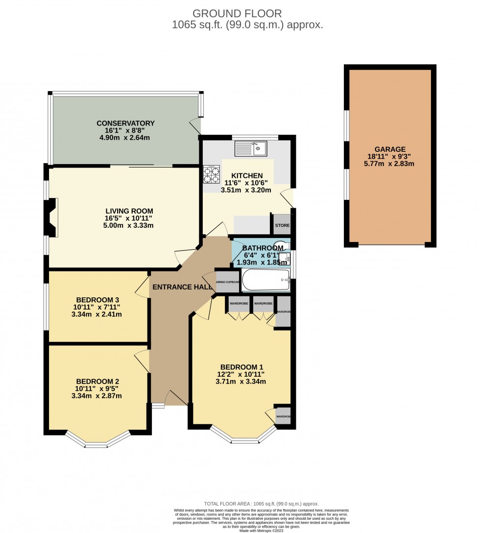 Floorplan for Tilehurst, Reading, Berkshire