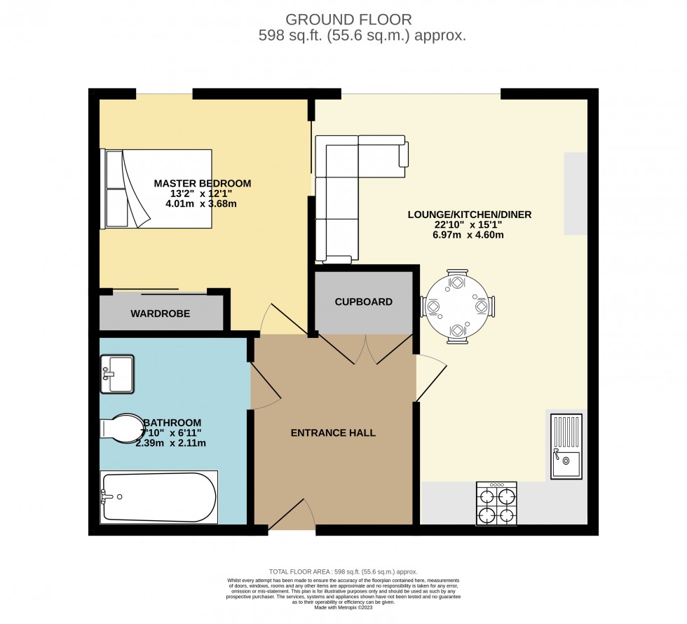 Floorplan for Chatham Street, Reading, Berkshire