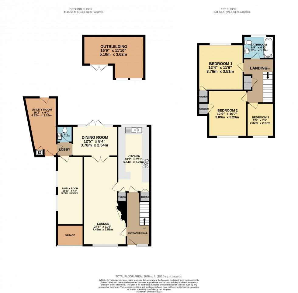 Floorplan for Tilehurst, Reading, Berkshire