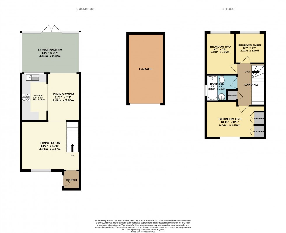 Floorplan for Calcot, Reading, Berkshire