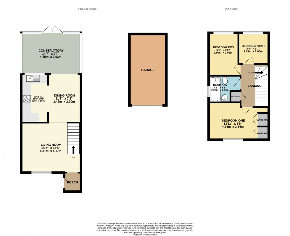 Floorplan for Calcot, Reading, Berkshire