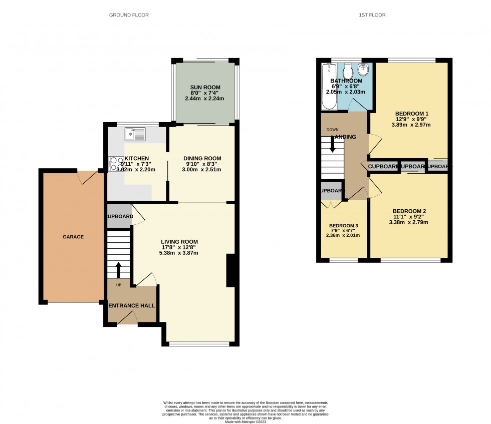 Floorplan for Calcot, Reading, Berkshire