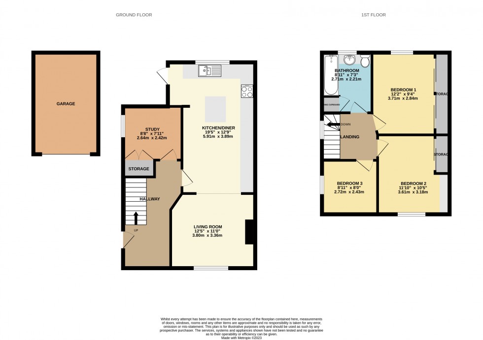 Floorplan for Tilehurst, Reading, Berkshire