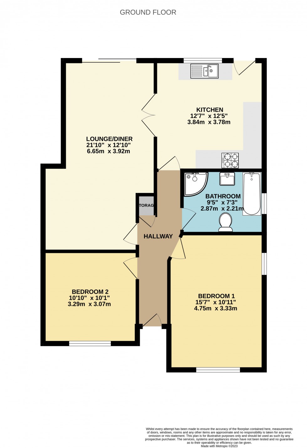 Floorplan for Tilehurst, Reading, Berkshire