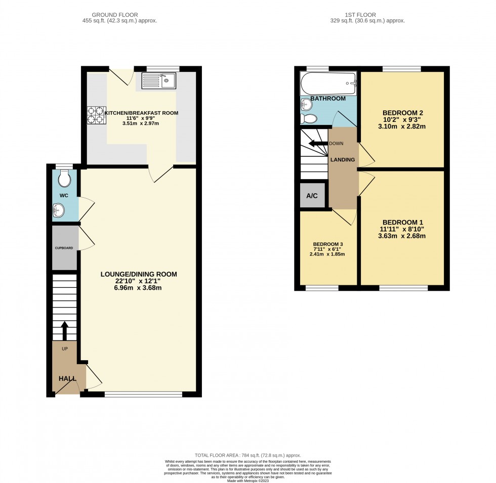 Floorplan for Tilehurst, Reading, Berkshire