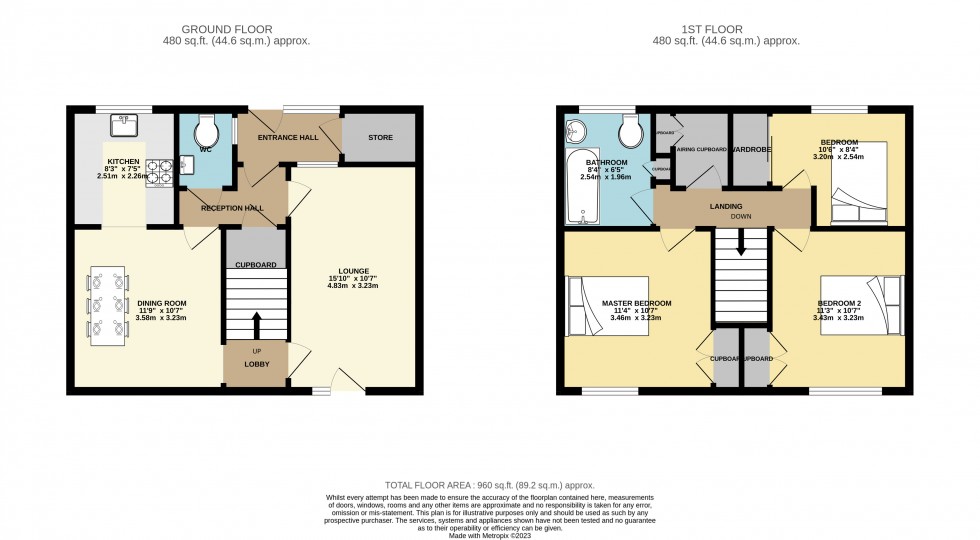 Floorplan for Abbey Road, Basingstoke, Hampshire