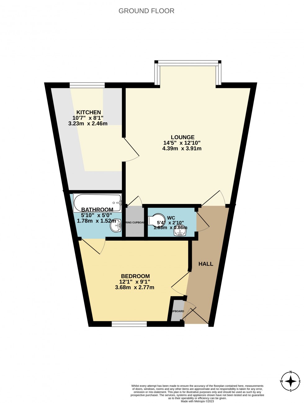 Floorplan for Burrcroft Court, Reading, Berkshire