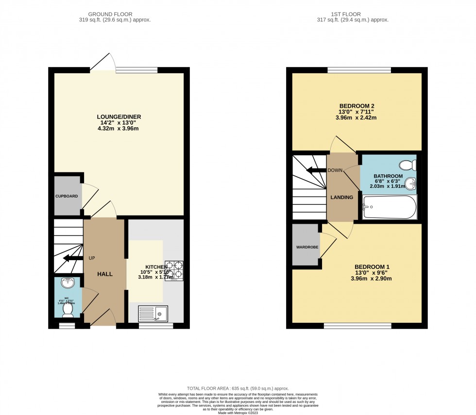 Floorplan for Leven Street, Reading, Berkshire