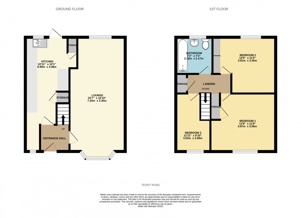 Floorplan for Tilehurst, Reading, Berkshire