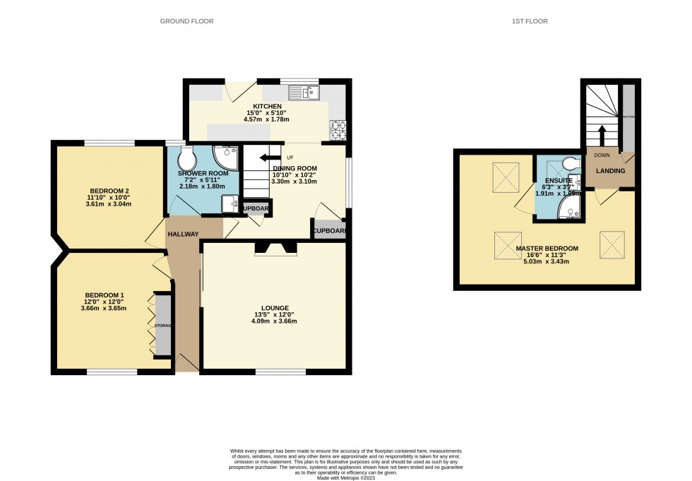 Floorplan for Calcot, Reading, Berkshire