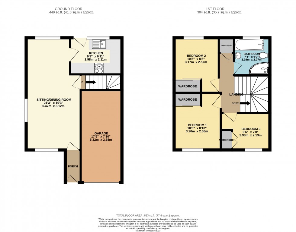 Floorplan for Theale, Reading, Berkshire