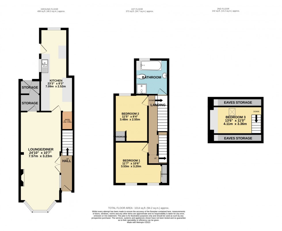 Floorplan for Tilehurst, Reading, Berkshire