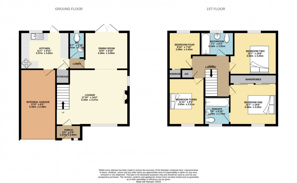 Floorplan for Calcot, Reading, Berkshire