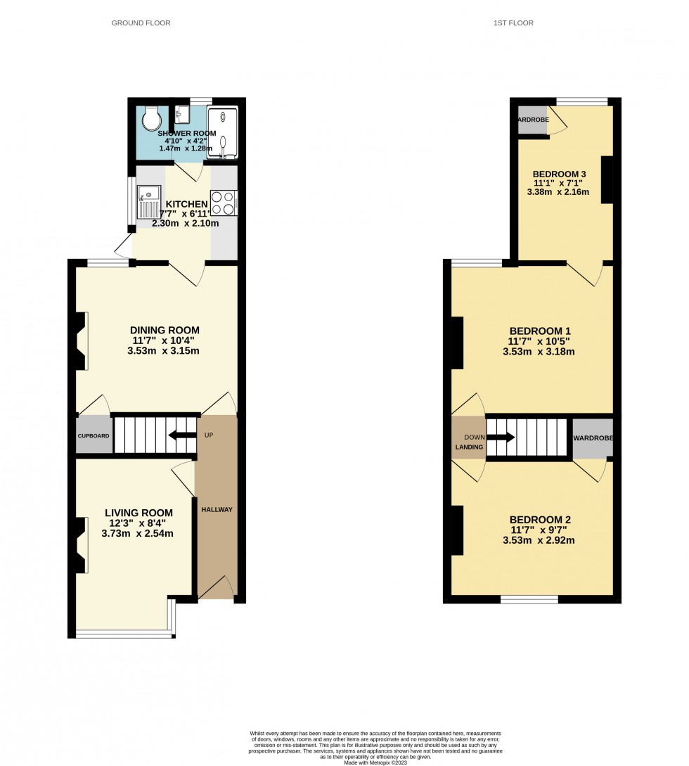 Floorplan for Cranbury Road, Reading, Berkshire