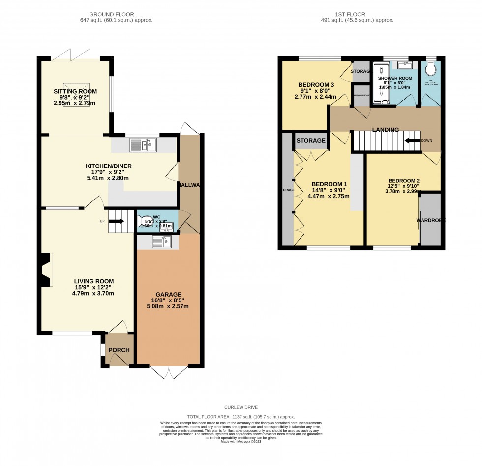 Floorplan for Tilehurst, Reading, Berkshire