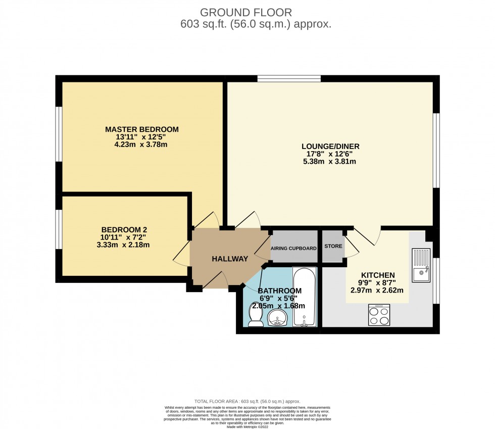 Floorplan for Southcote Road, Reading, Berkshire