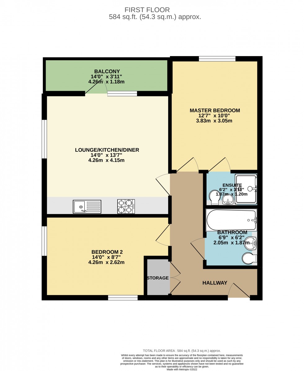 Floorplan for Tilehurst, Reading, Berkshire