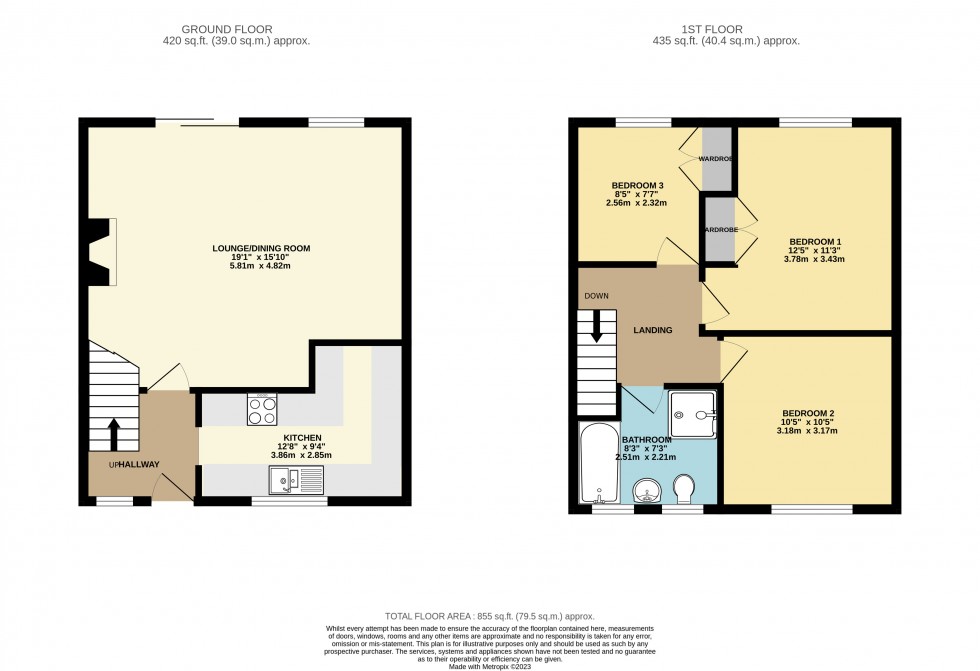 Floorplan for Tilehurst, Reading, Berkshire