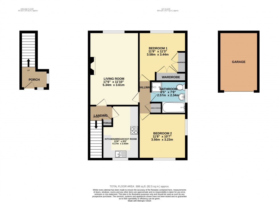 Floorplan for Tilehurst, Reading, Berkshire