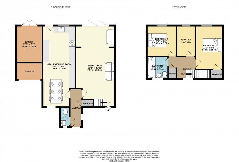 Floorplan for Calcot, Reading, Berkshire