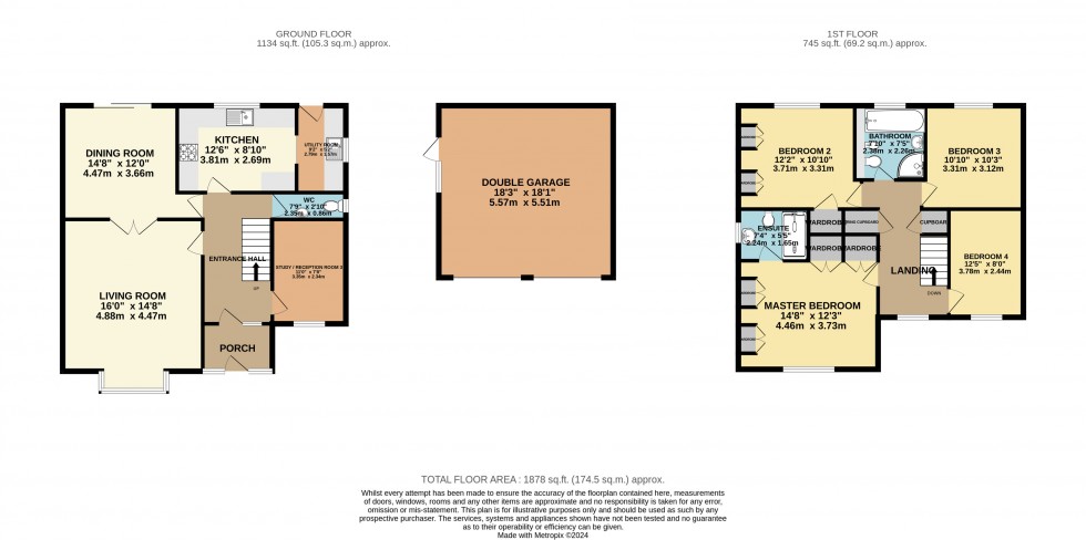 Floorplan for Tilehurst, Reading, Berkshire