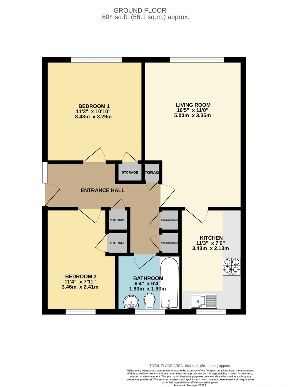 Floorplan for Chester Street, Reading, Berkshire