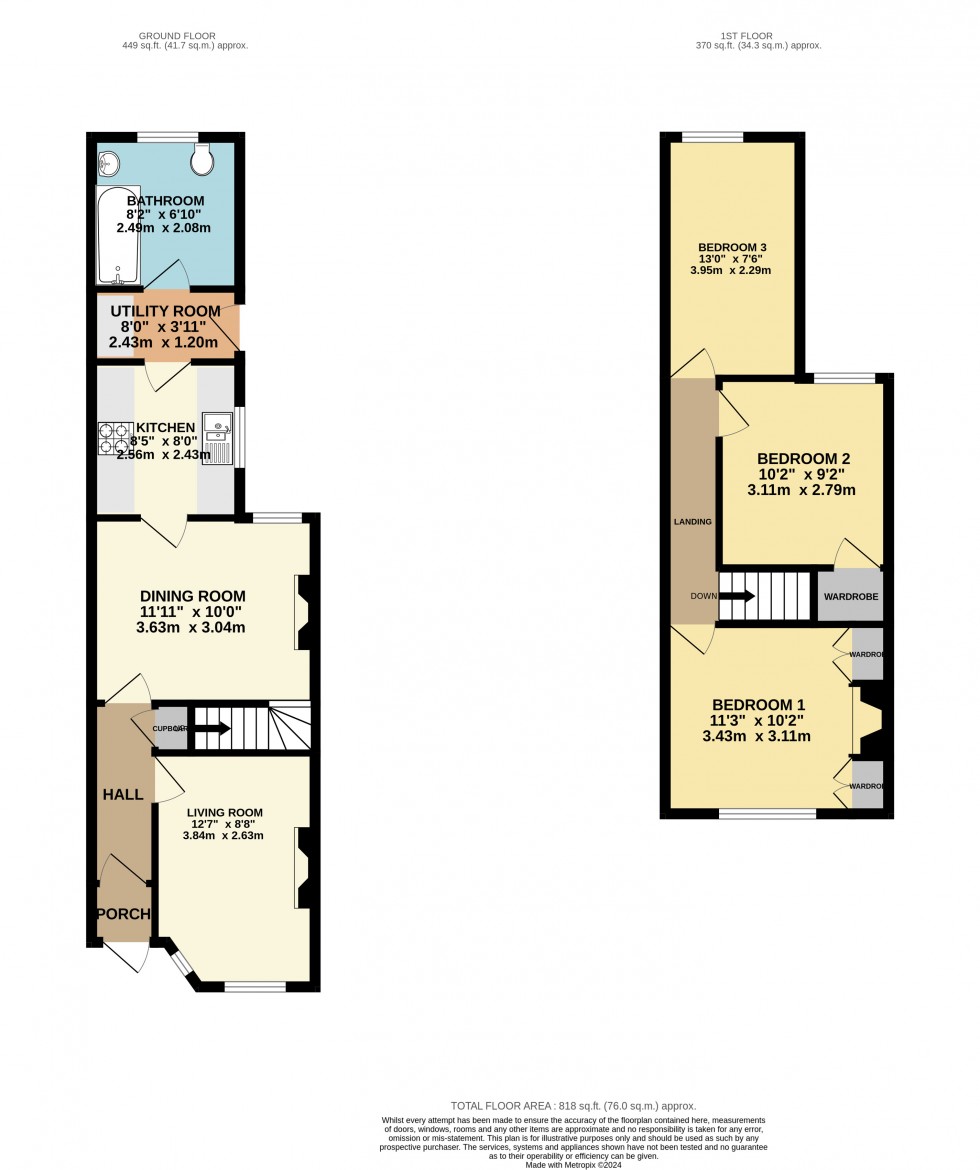 Floorplan for Pangbourne Street, Reading, Berkshire